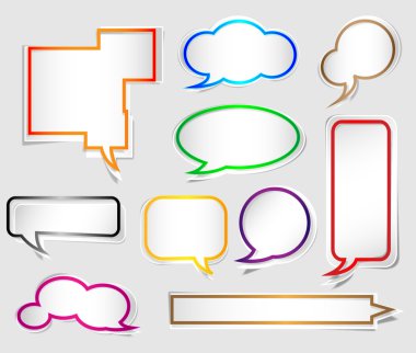 kağıt origami konuşma balonu