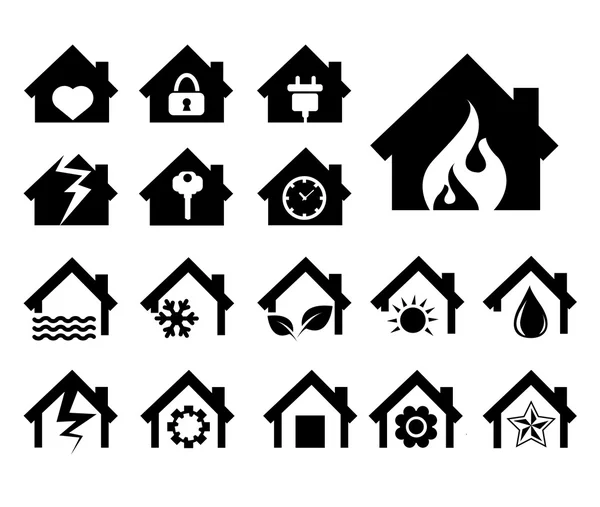 evler set simge vektör