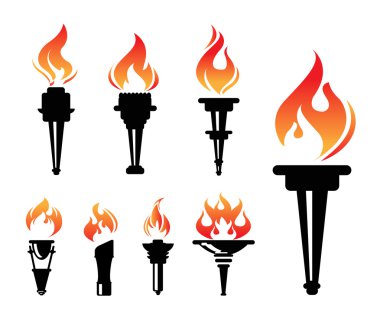 meşale Icons set