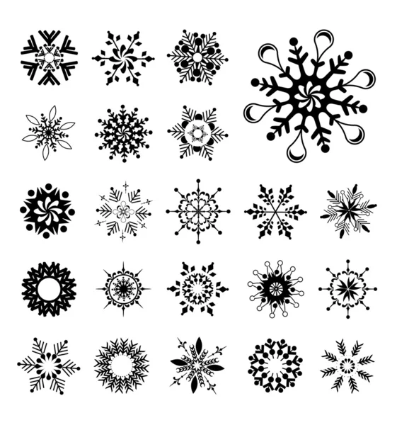 Vecteurs de neige — Image vectorielle