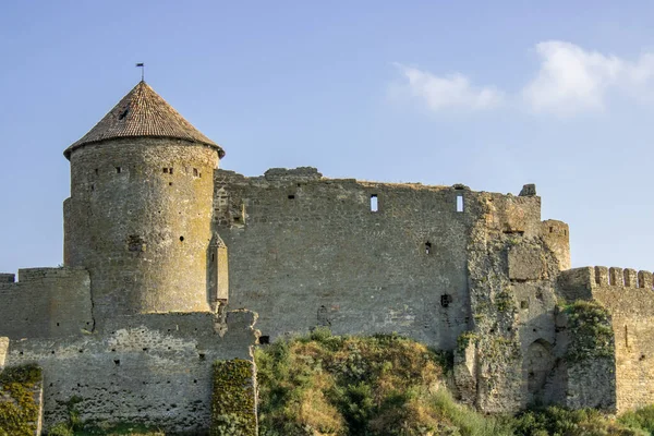 Antike Festung Zitadelle Militärturmbefestigungen Mittelalterliche Verteidigungsmauer Die Altstadt Archäologische Ausgrabungen — Stockfoto