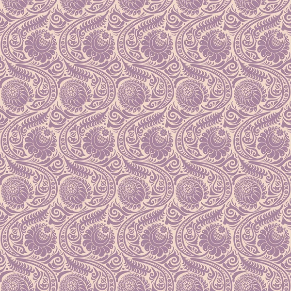 Вінтажна листівка зі стилізованими хризантемами — стоковий вектор