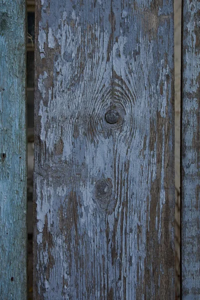 Textura Tablas Viejas Cubiertas Con Pintura Gris Azul Con Tiempo —  Fotos de Stock