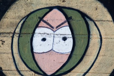 göz graffiti