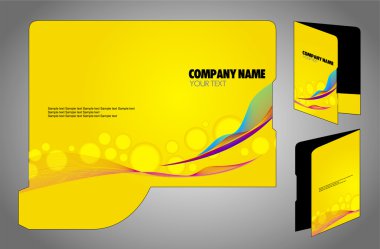 kalıp kesim ile klasör