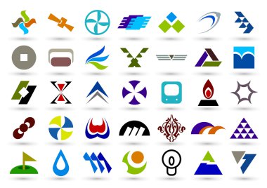 şirket simgesi. logolar