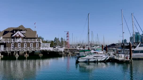 Vancouver Canada Febbraio 2022 Veduta Dell Edificio Del Vancouver Rowing — Video Stock