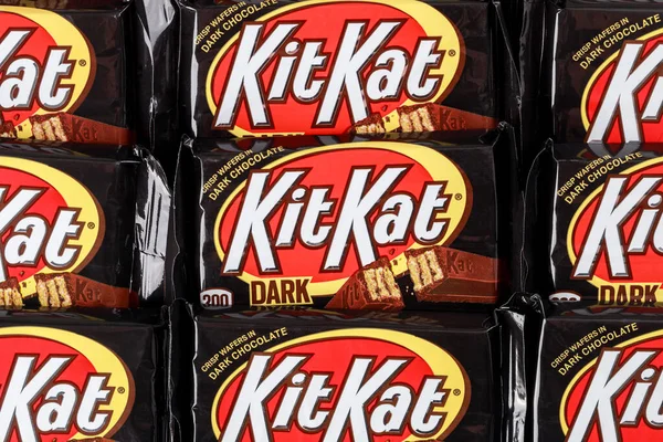 May 2021 New York Kit Kat Wafer Bar Coated Dark – Stock Editorial