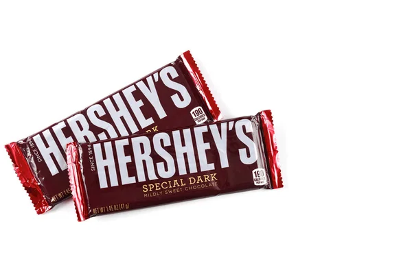 May 2021 New York Big Brand Hersheys Special Dark Chocolate — Stock Photo, Image