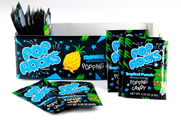 May 2021 New York Crackling Popping Candy Pop Rocks Tropical — Stock fotografie
