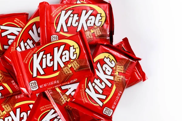 Mayo 2021 Nueva York Kit Kat Barra Obleas Recubierta Chocolate —  Fotos de Stock