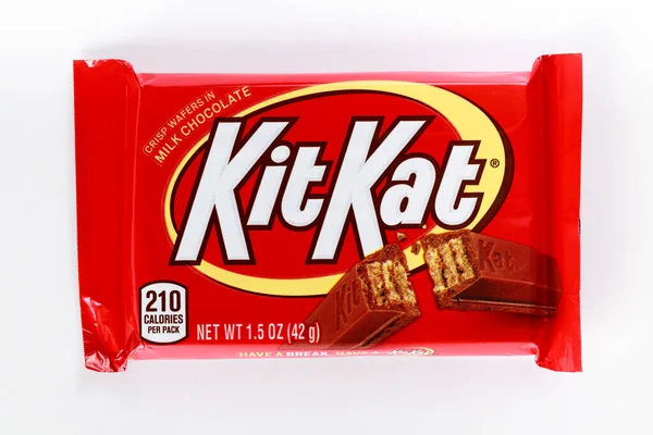 Mayo 2021 Nueva York Kit Kat Barra Obleas Recubierta Chocolate —  Fotos de Stock