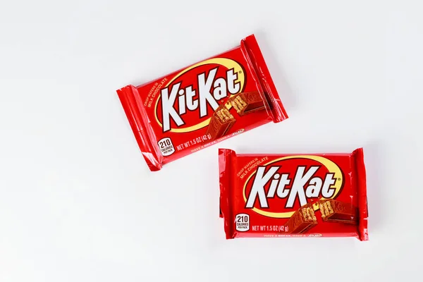 Mayo 2021 Nueva York Kit Kat Barra Obleas Recubierta Chocolate —  Fotos de Stock