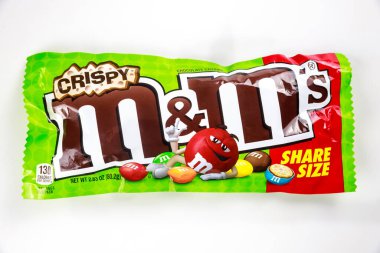 Çıtır MM 'ler renkli çikolatalı şekerler. .