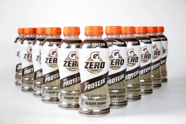 January 2022 New York Usa Zero Sugar Protein Sports Drink — Photo