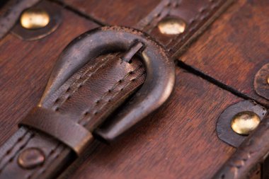yaşlı retro deri kilit
