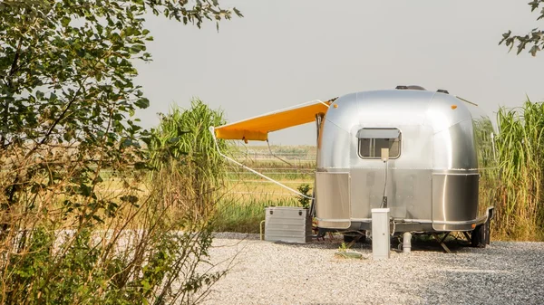 Classic American caravan — Stock Photo, Image