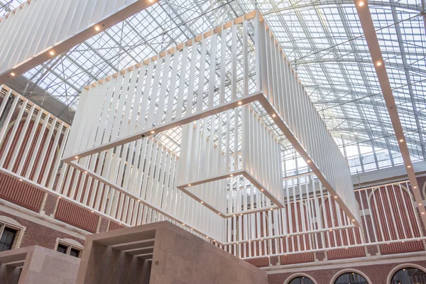 Interieur van het nationaal museum in amsterdam — Stockfoto