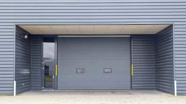 Entrance of a modern business unit — Stock Photo, Image