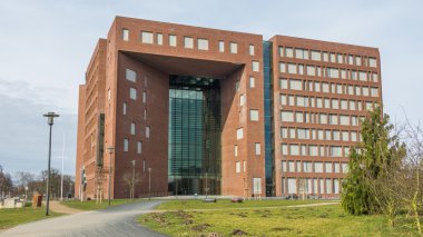 editoryal kullanım içindir. Tarım Üniversitesi kampüsünde bina forum