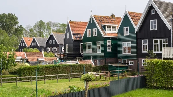 Történelmi holland halászok falu nevű marken — Stock Fotó