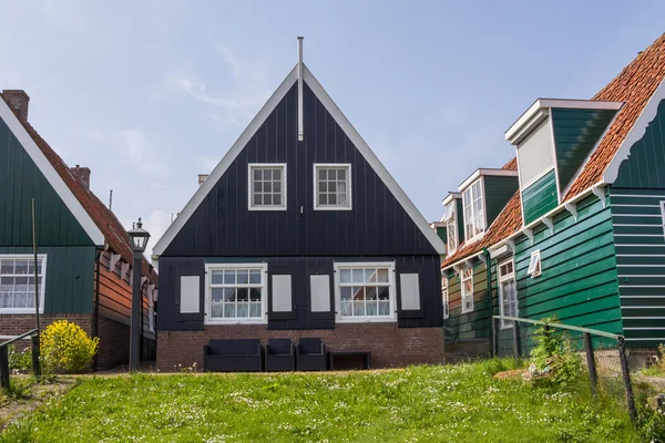 Histórico pueblo de pescadores holandeses llamado Marken — Foto de Stock