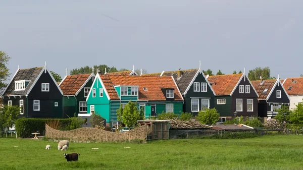 Historische Nederlandse vissersdorp genaamd marken — Stockfoto