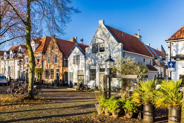 Ancient street in Harderwijk, The Netherlands — Stock Photo, Image
