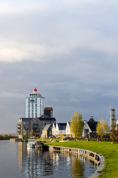 Dzielnica wodna Harderwijk, Holandia — Zdjęcie stockowe