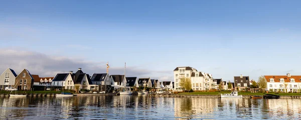 Waterfront in Harderwijk, Nederland Stockfoto