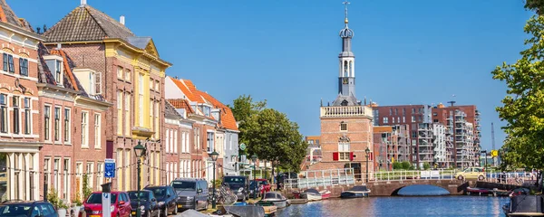 Widok panoramiczny Alkmaar, Holandia — Zdjęcie stockowe