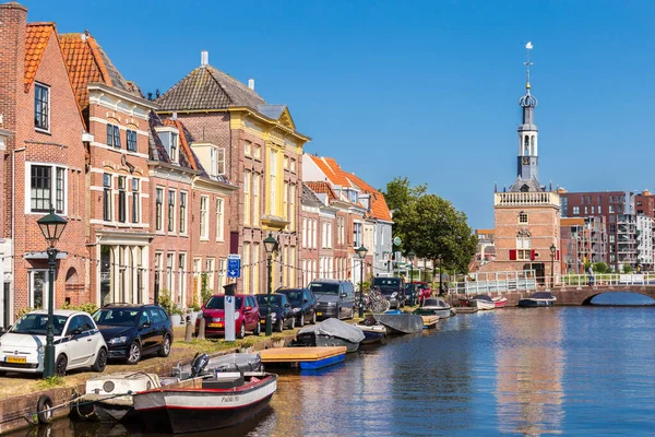 Widok panoramiczny Alkmaar, Holandia — Zdjęcie stockowe