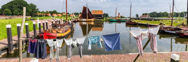 Openluchtmuseum in Enkhuizien, Nederland — Stockfoto