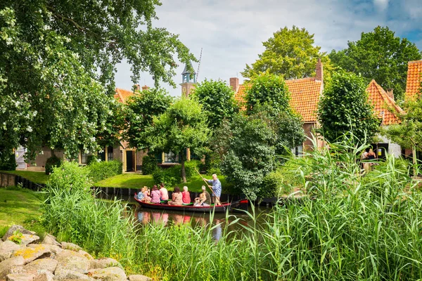Krajobraz muzeum Zuiderzee w Enkhuizen Holandia — Zdjęcie stockowe
