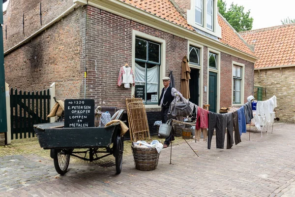 Enkhuizen 'deki Zuiderzee Müzesi Sahnesi Hollanda — Stok fotoğraf