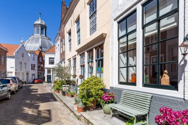 Middelburg 'un tarihi merkezi Neteherlands