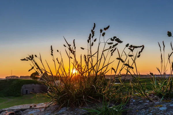 Sunset view form fortress — Stock Photo, Image