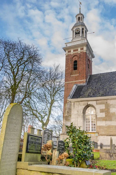 Hollanda 'daki Tjamsweer Kilisesi — Stok fotoğraf