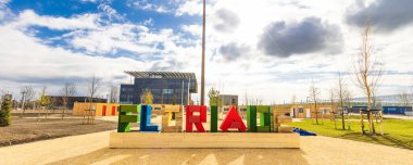Giriş imzası: Floriade Exposition Almere Amsterdam Hollanda