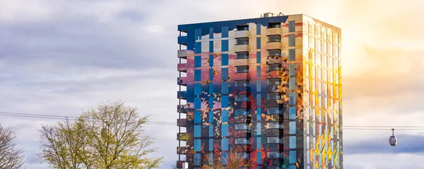 Flores Gebäude auf der Floriade Exposition 2022 in Almere Amsterdam Niederlande — Stockfoto