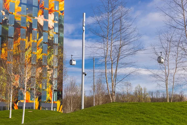 Edificio Flores en Floriade Exposición 2022 en Almere Amsterdam Países Bajos — Foto de Stock