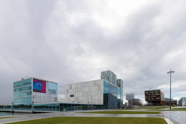 Hollanda 'daki Almere şehir merkezi.