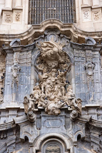 Cathédrale Sainte-Marie dans le centre de Murcie, Espagne — Photo