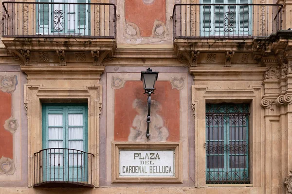 İspanya 'da Murcia' nın merkezinde bulunan Plaza del Cardenal Belluga — Stok fotoğraf