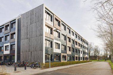 Wageningen 'deki yeni Kortenoord mahallesi Hollanda