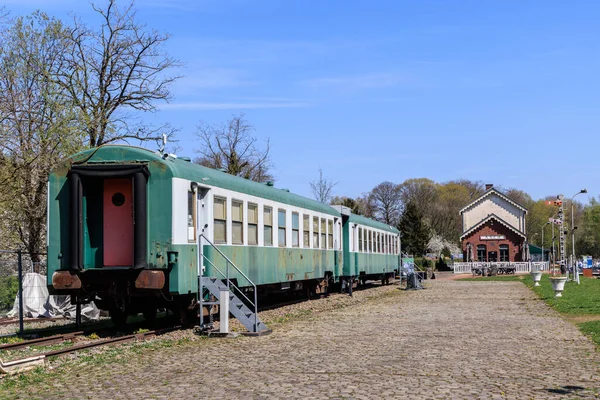 Estação Asch edifício em Como Belgum — Fotografia de Stock