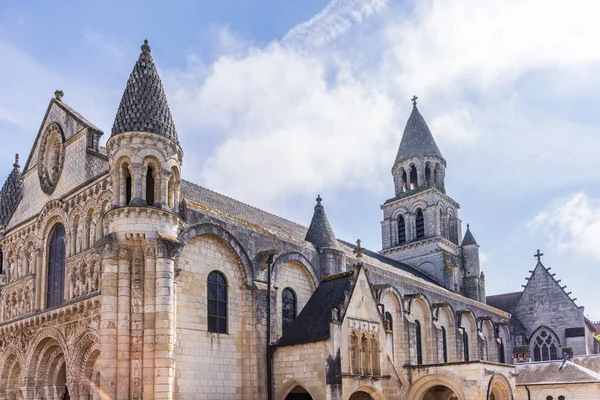 Eglise Notre-Dame la Grande in Portiersフランス — ストック写真