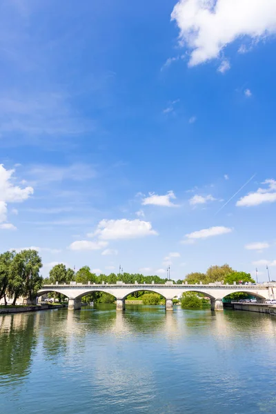 Charente river in Cognac in Charente France — Stock Photo, Image