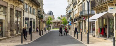 Perigueux, France - April 29, 2022: Streetview of Perigueux Dordogne region in southwestern France