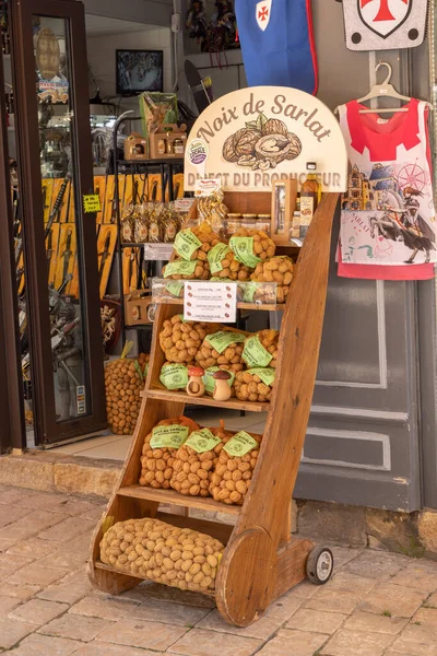 Sarlat Caneda France April 2022 Nuts Sarlat Famous Regional Product — Foto Stock